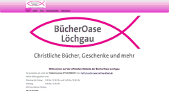 Desktop Screenshot of buecheroase-loechgau.de
